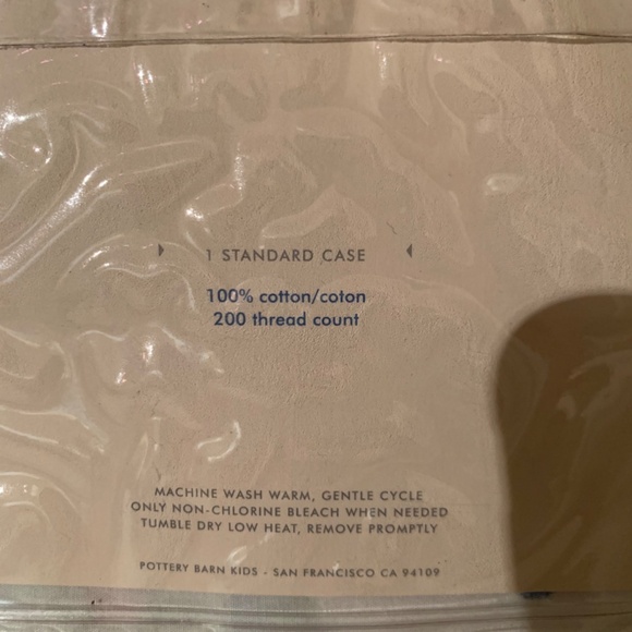 Pottery Barn Kids Tea Time Percale Standard Pillowcases - Picture 5 of 5